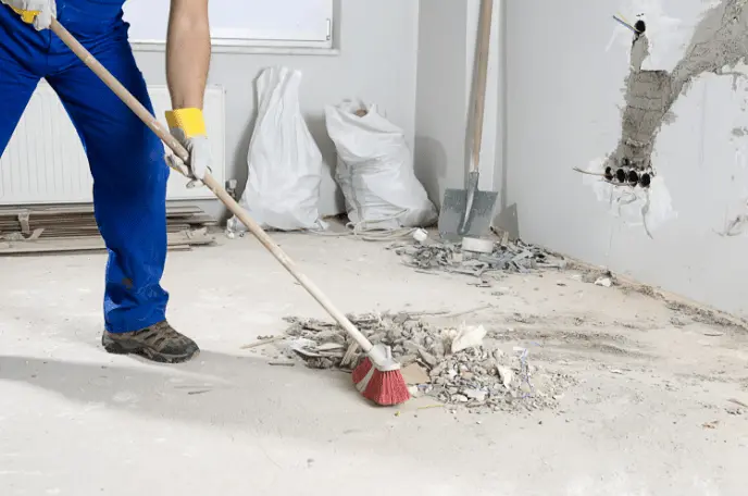 تنظيف ما بعد التشطيب