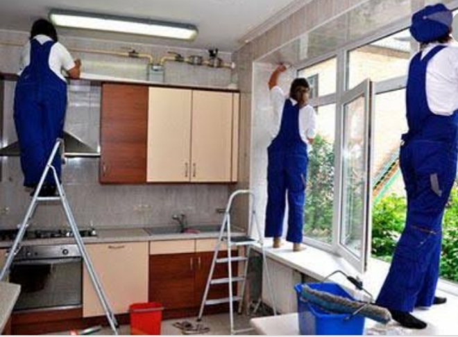 تنظيف المطبخ